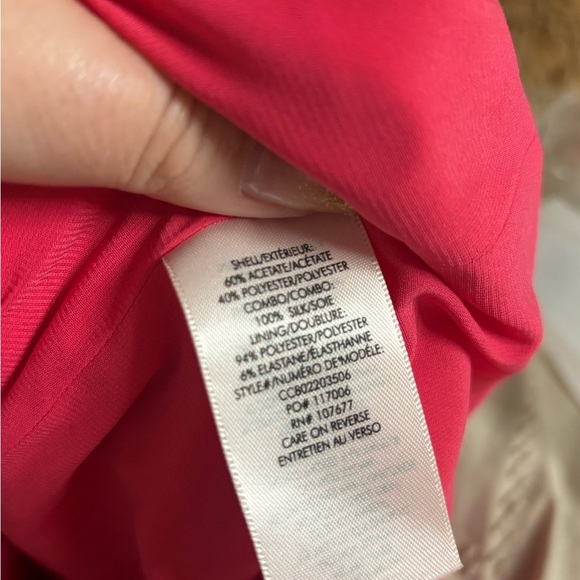 Alice and Olivia Andalasia Sleeveless Flounce-Hem Mini Dress Size 10 Pink - Picture 8 of 10